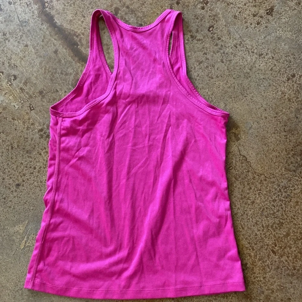 Nike hot pink racerback scoop‎ neck Dri-Fit tank top